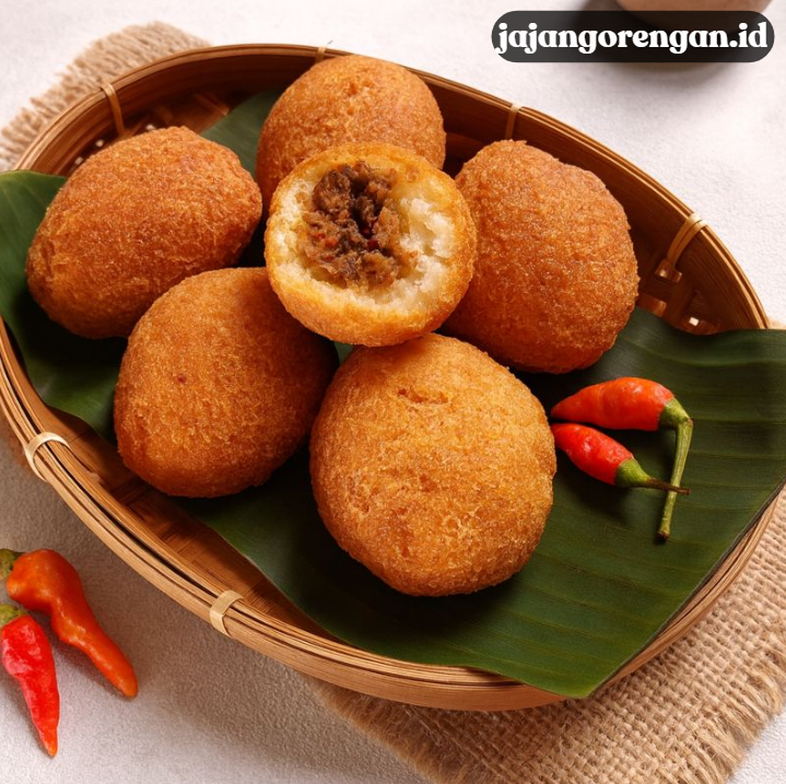 combro isi oncom pedas gurih